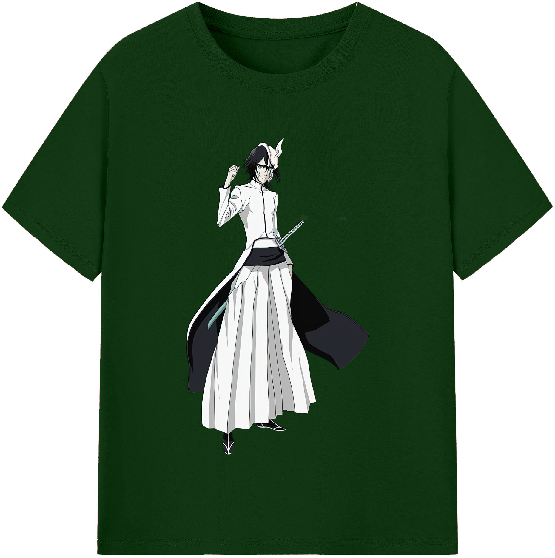 （画像用） ブリーチ ウルキオラ·シファー BLEACH Ulquiorra cifer 綿100％半袖Tシャツ（フロントプリント）
